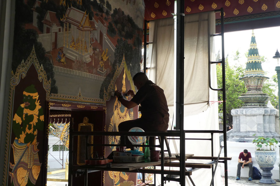 Restauration des fresques