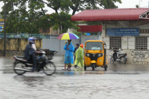 Beaucoup de pluie pour la fin du Cambodge
